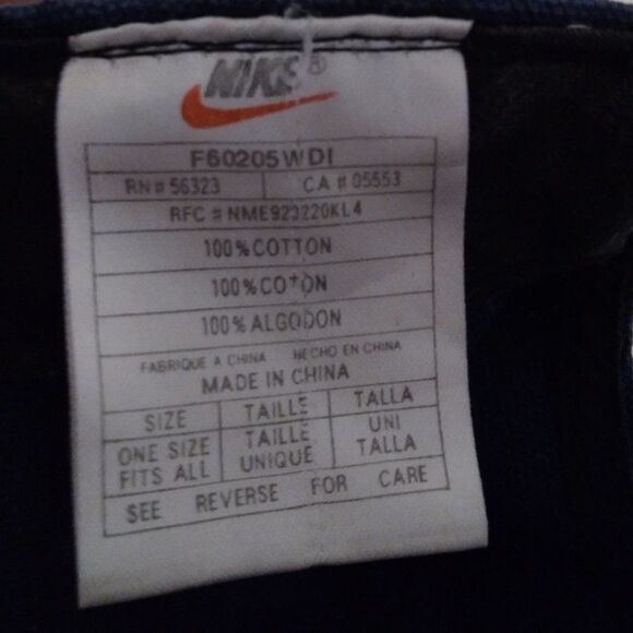 Vintage 90s Nike Spell Out Logo Strap Back Hat - Picture 11 of 11